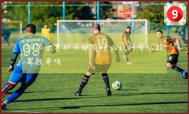 2026世界杯买球有什么技巧可以提高胜率吗